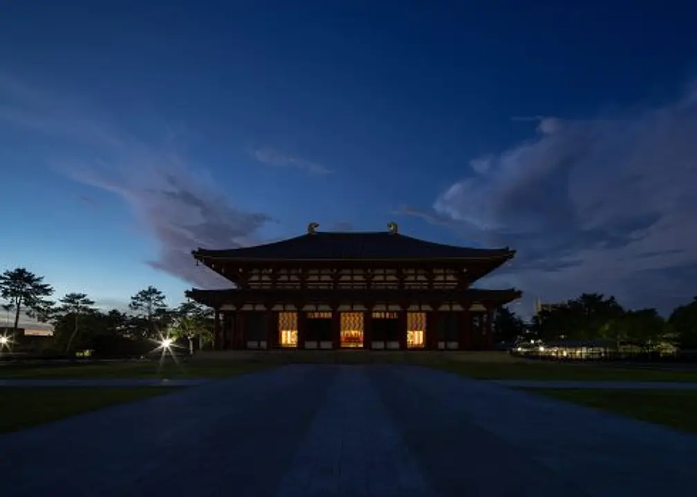 【秋夜の奈良旅2024】興福寺　中金堂 夜間特別参拝