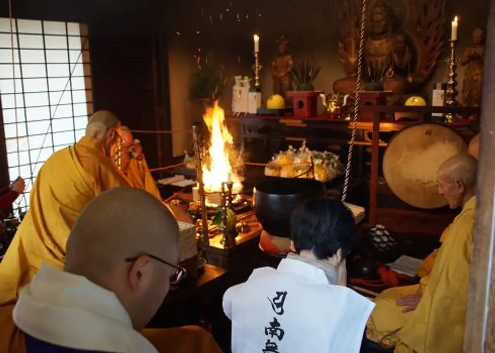 南瓜祈福健康。「冬至祭」／正曆寺。