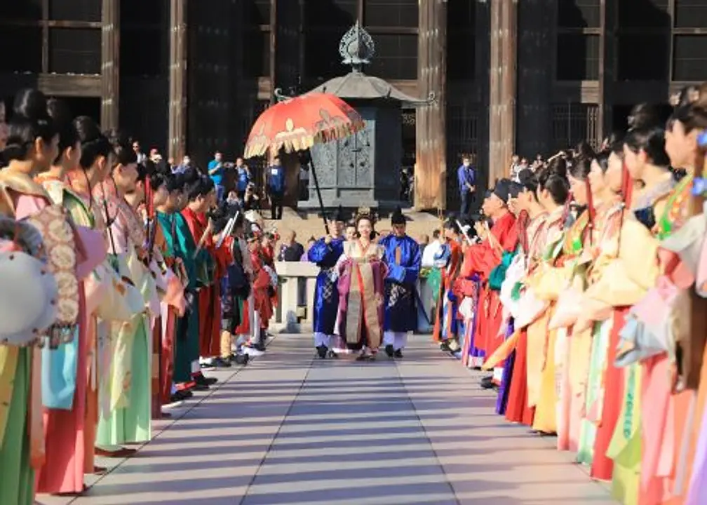 秋の平城京天平行列　東大寺参詣／奈良市内各所